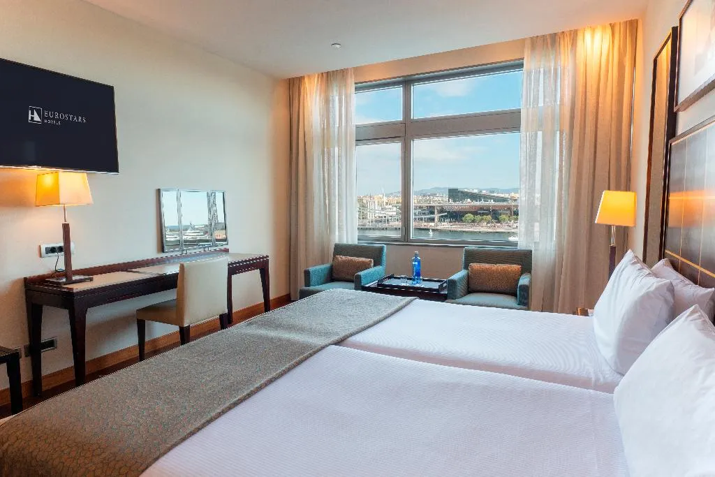 Double or Twin SUPERIOR SEA VIEW Room, Eurostars Grand Marina GL, Barcelona