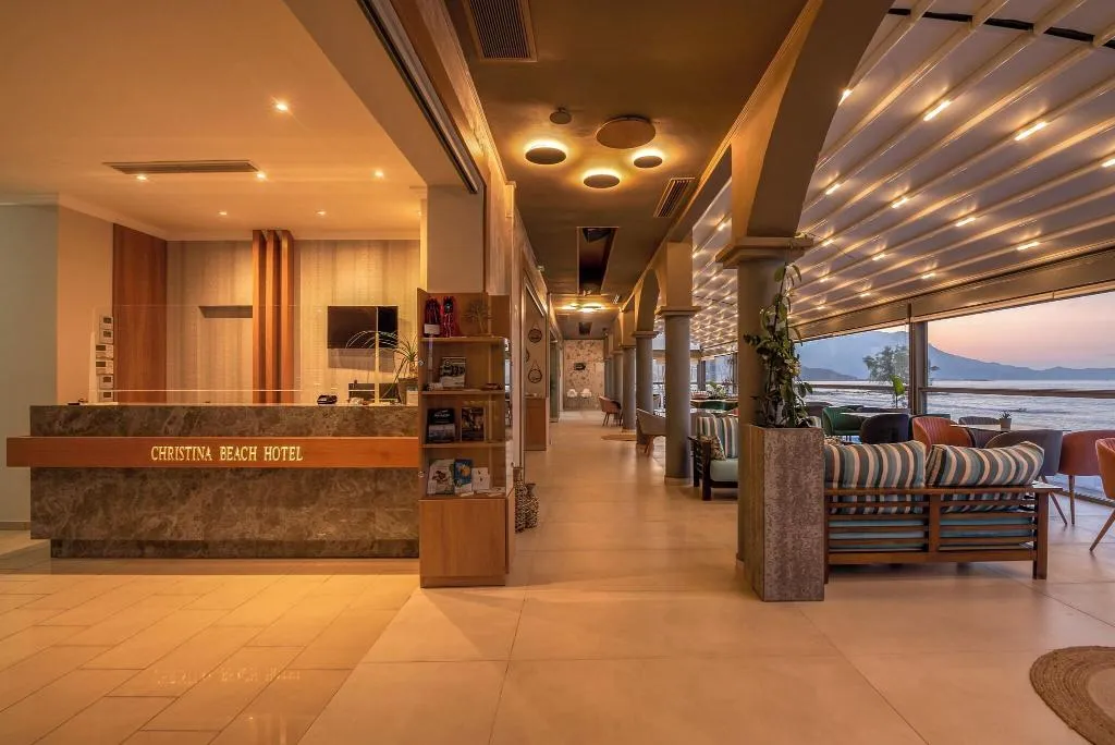 Lobby, Christina Beach Hotel, Crete