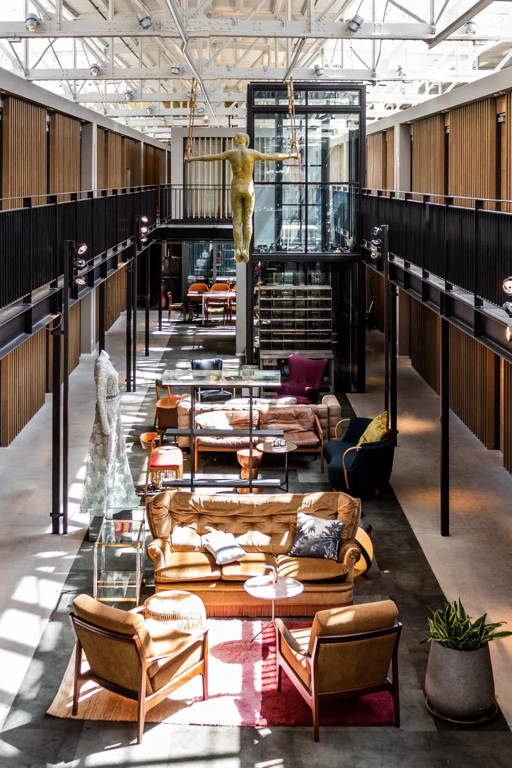 Lobby, Hotel De Hallen, Amsterdam