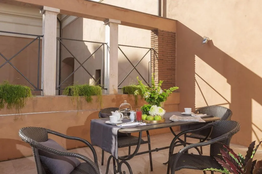 Terrace, Hotel Royal Bissolati, Rome