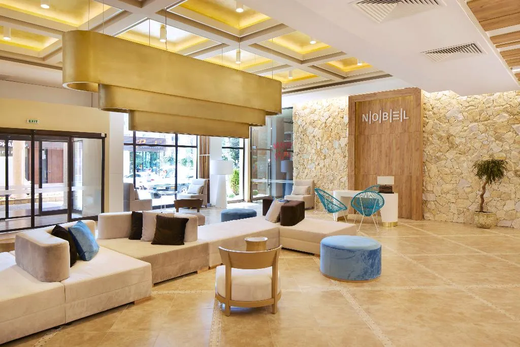 Lobby, Nobel Ultra All Inclusive - Free Beach Access, Bourgas