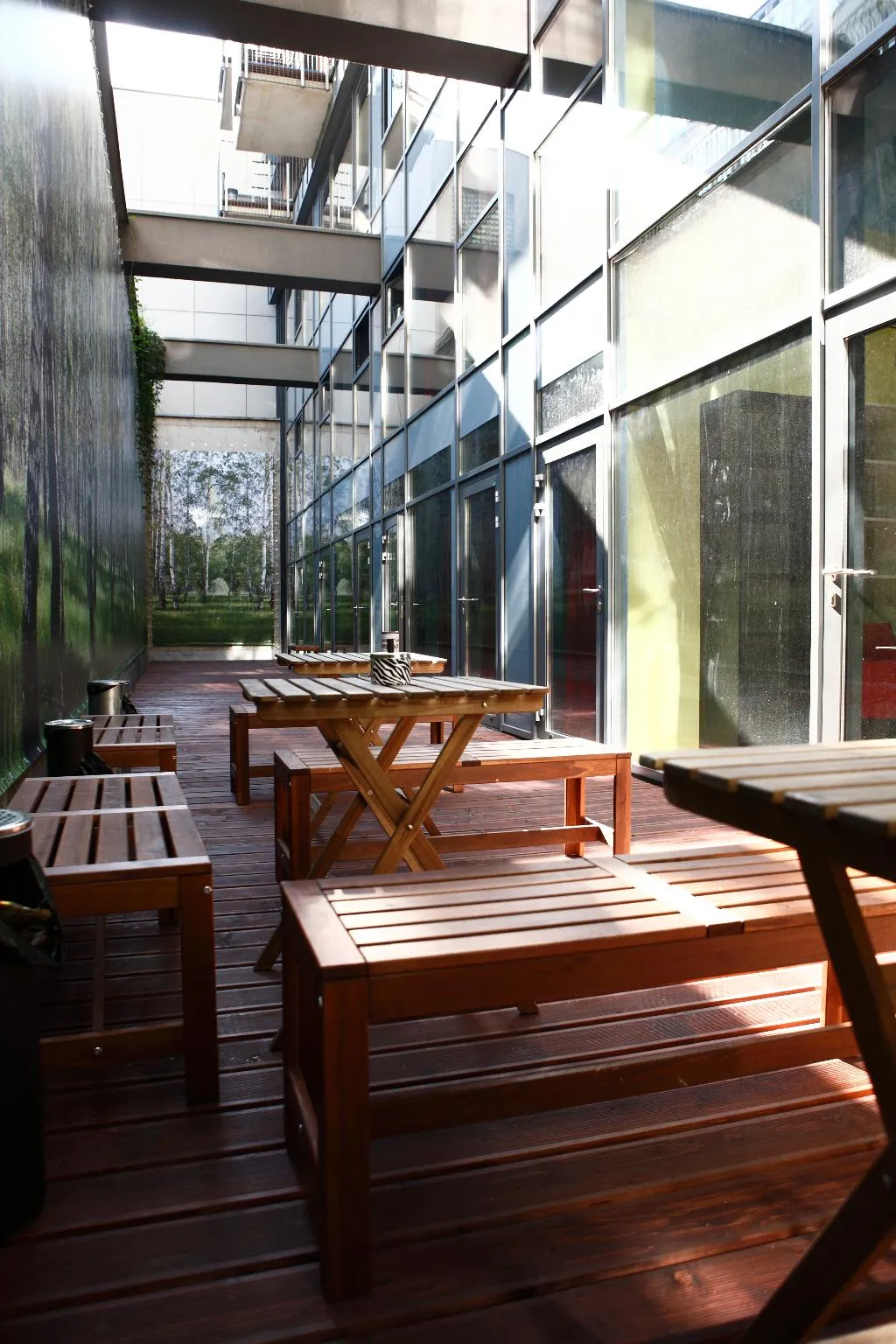 Terrace, City Express Hostel, Krakow