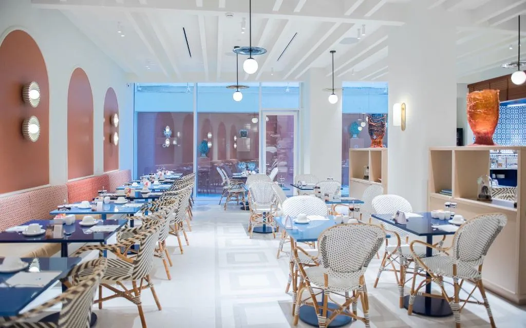 Restaurant, Hotel Plaza, Naples