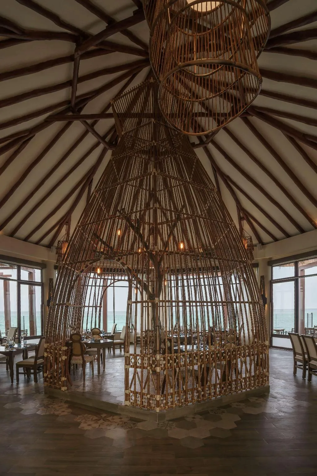 Restaurant, Palafitos Overwater Bungalows El Dorado Maroma Al, Playa Del Carmen