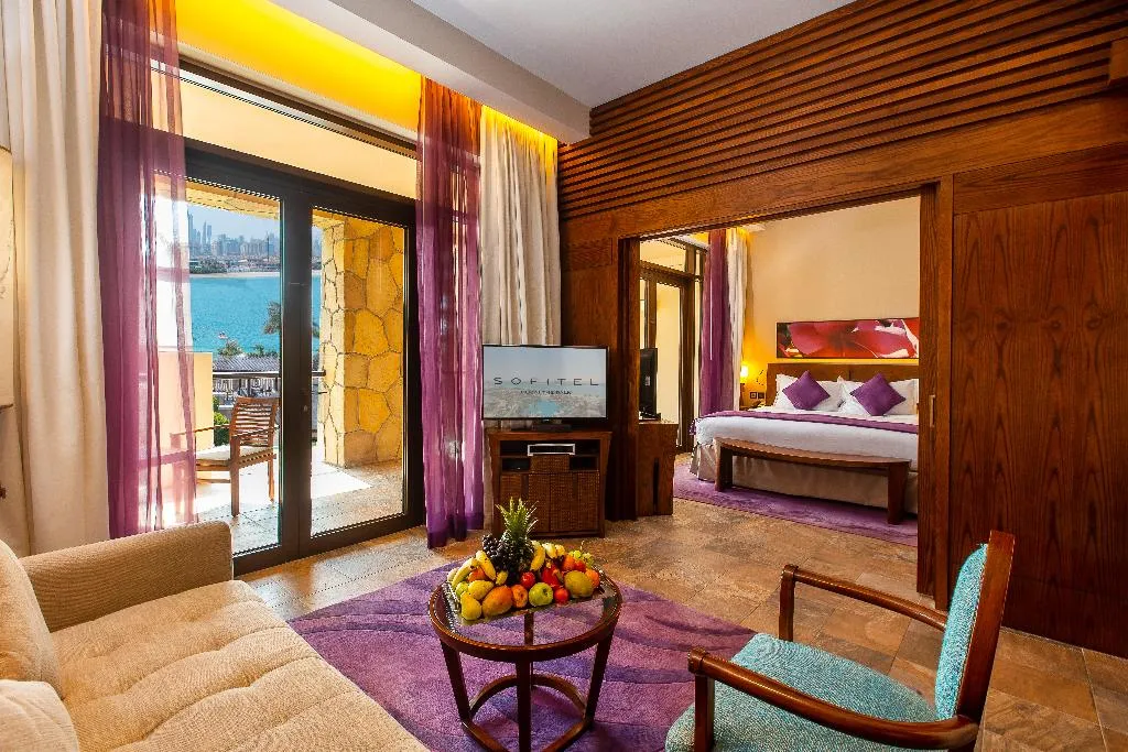 JUNIOR SUITE OCEAN VIEW KING BED Room, Sofitel Dubai The Palm, Dubai