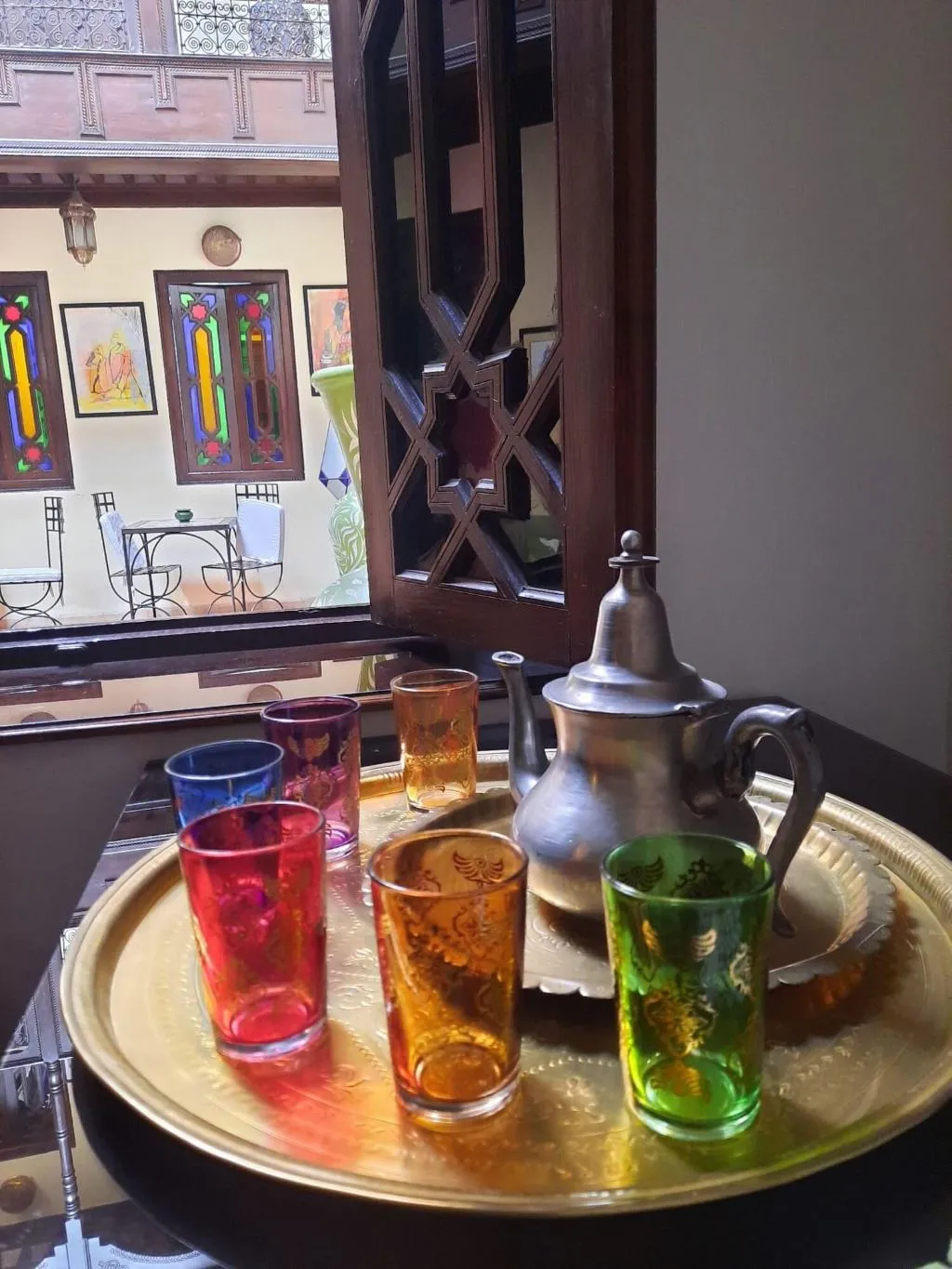 Lobby, Riad Aubrac, Marrakech