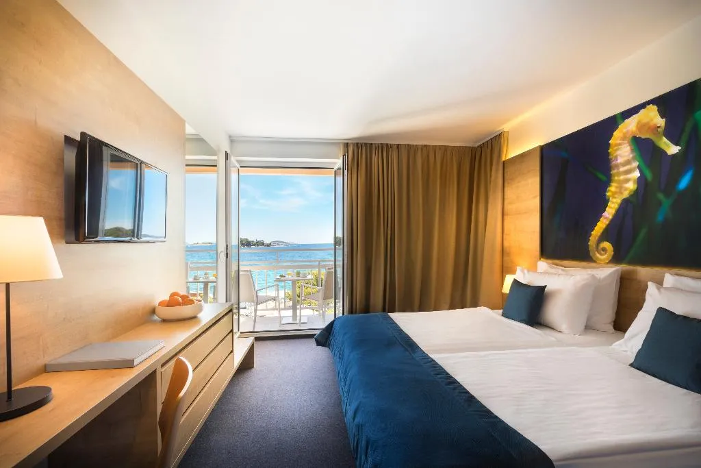 TWIN SEA VIEW WITH BALCONY Room, Remisens hotel Epidaurus, Dubrovnik