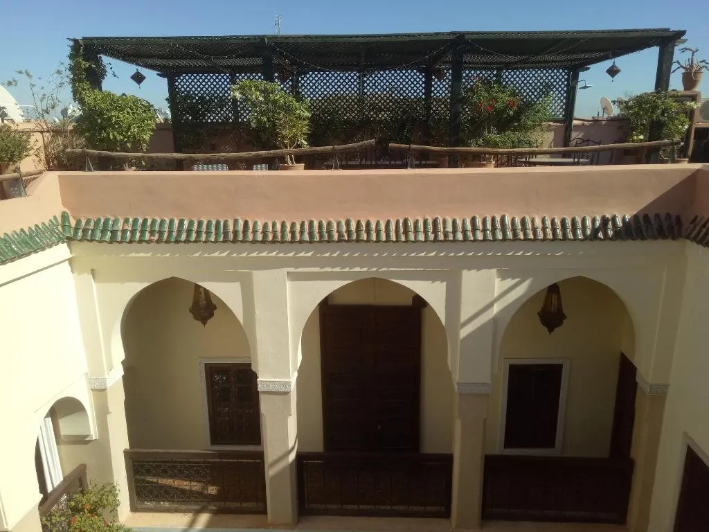 Terrace, Riad Dar Dialkoum, Marrakech