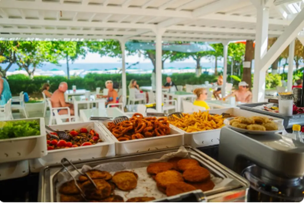 Restaurant, Camyuva Beach, Antalya