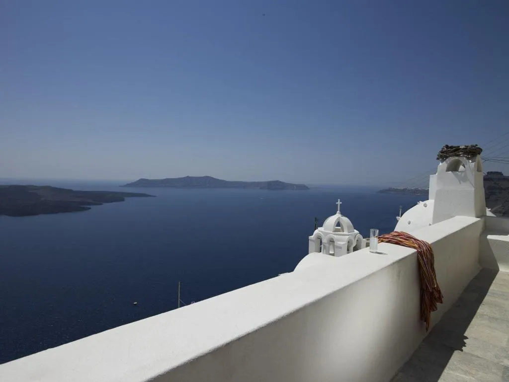 Terrace, Aigialos Luxury Traditional Settlement, Santorini