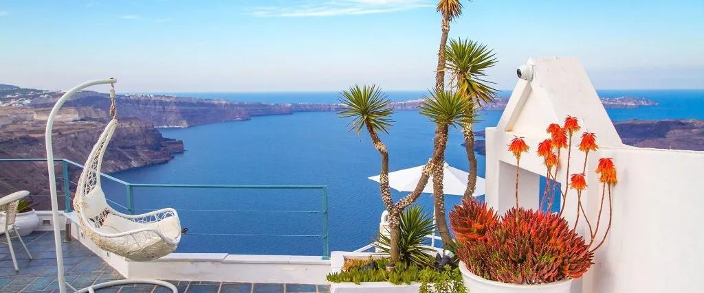 Terrace, Zenith Blue, Santorini
