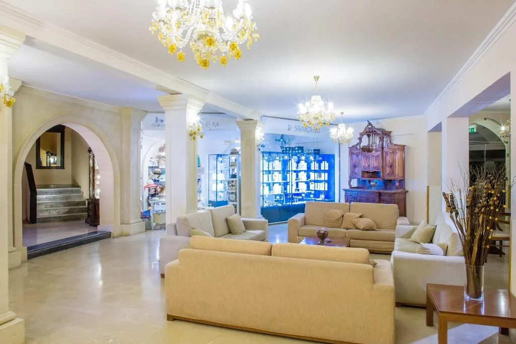Lobby, Paleokastritsa Palace Adults Only, Corfu