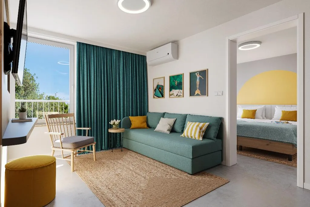FAMILY ROOM PARK VIEW WITH BALCONY Room, Sunny Makarska by Valamar, Split