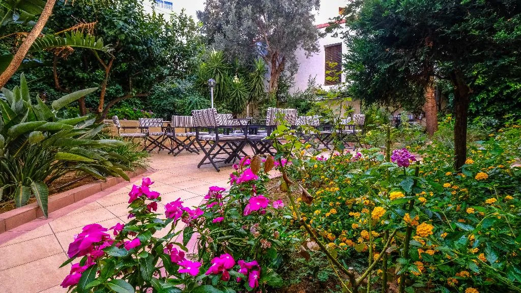 Terrace, Achillion Palace, Crete
