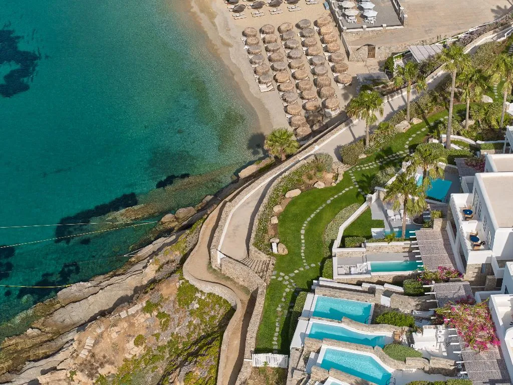 SUITE WITH PRIVATE POOL Room, Mykonos Blu, A Resort to Live, Mykonos