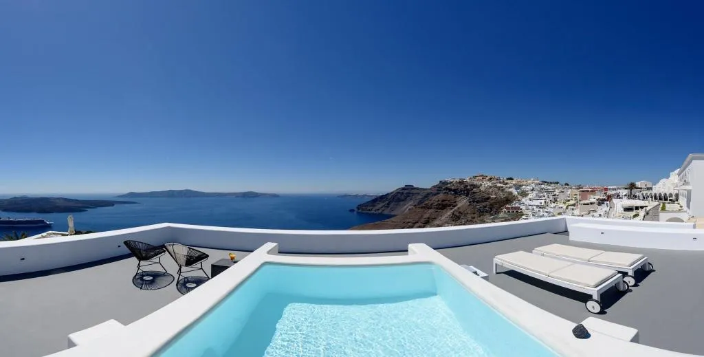 Terrace, Aria Suites, Santorini