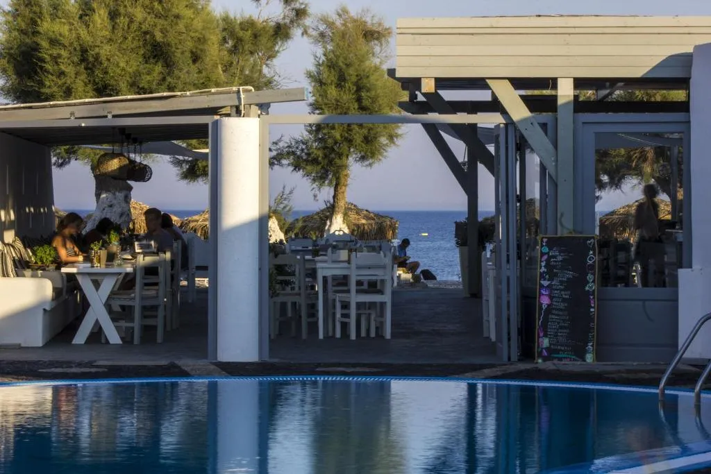 Restaurant, Sea View Beach Hotel, Santorini
