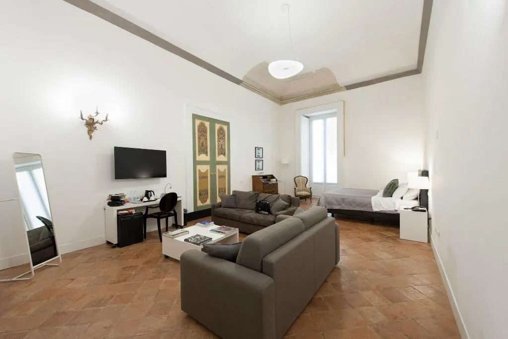 SUITE KING SIZE BED Room, Santa Chiara Boutique Hotel, Naples