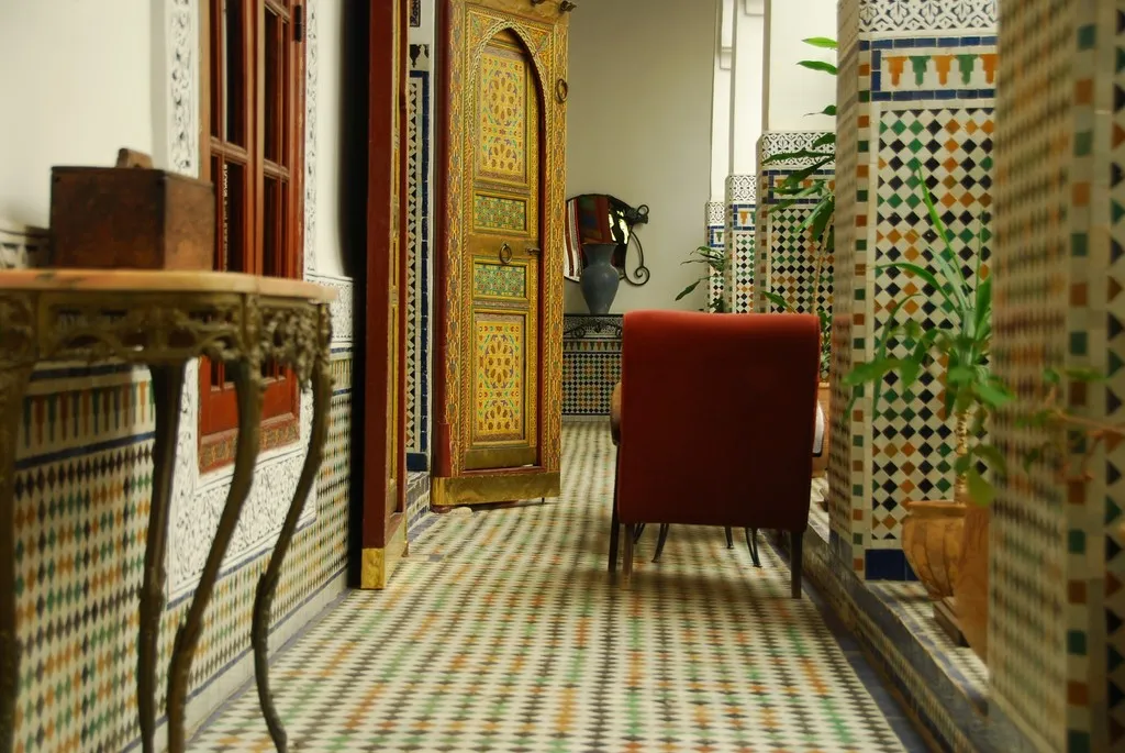 Lobby, Dar el Ghalia, Fez