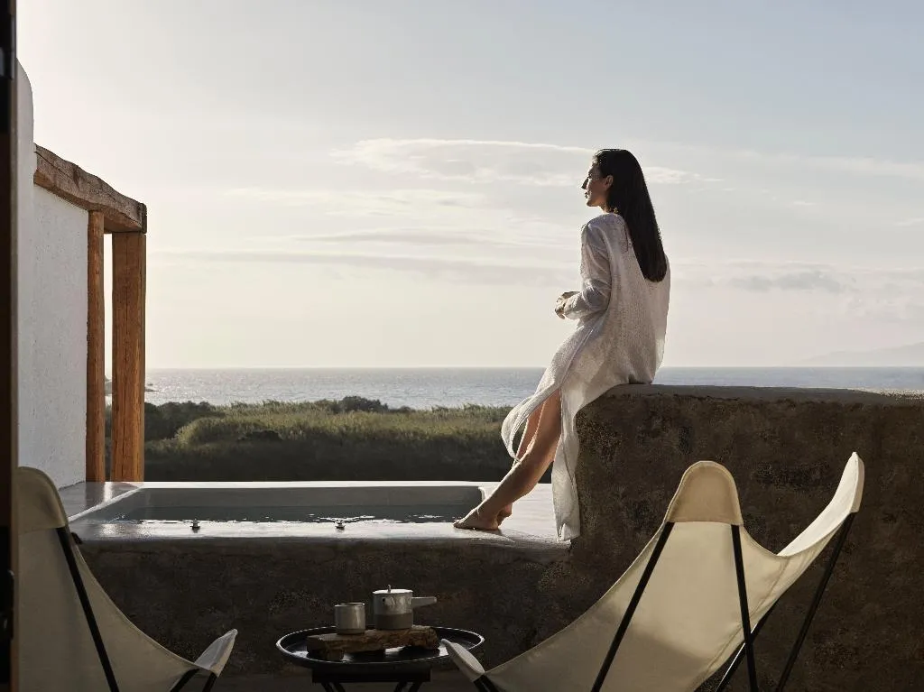 SUITE SEA VIEW HONEYMOON Room, Nomad Mykonos Small Luxury Hotels of the World., Mykonos