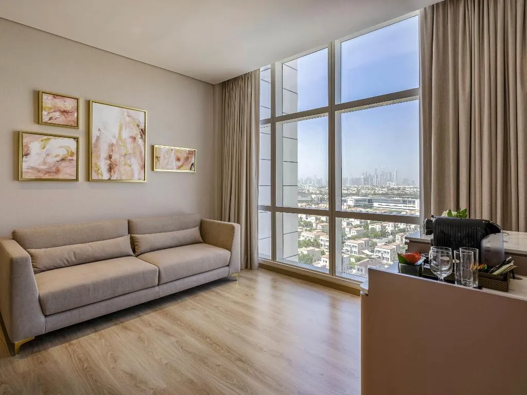 SUITE CITY VIEW KING BED Room, Movenpick Jumeirah Village Triangle, Dubai