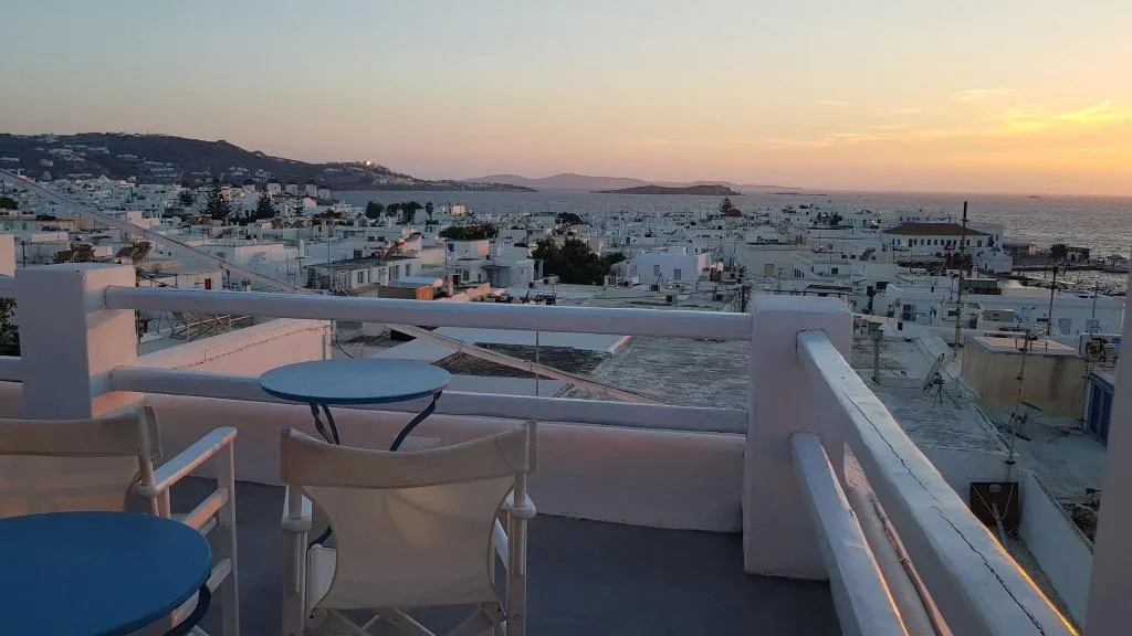 Terrace, Hotel Lefteris, Mykonos