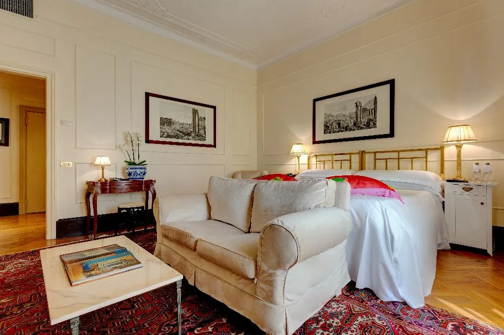 Double or Twin DELUXE Room, Grand Hotel Plaza, Rome