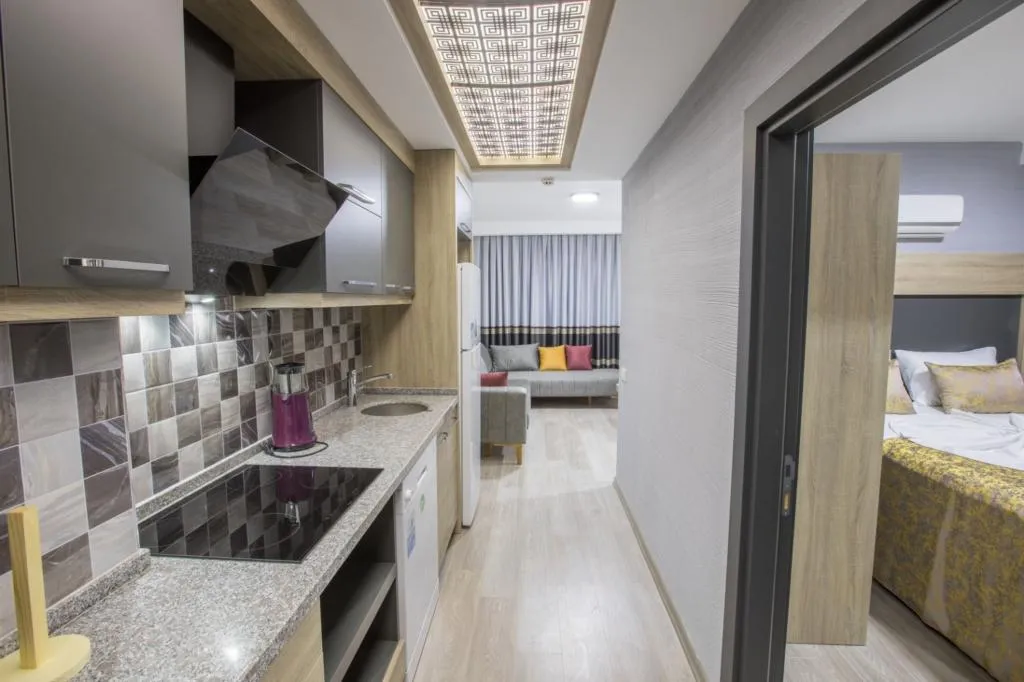 Room ONE BEDROOM ONE BATHROOM Room, Elanis Suites Hotel, Antalya