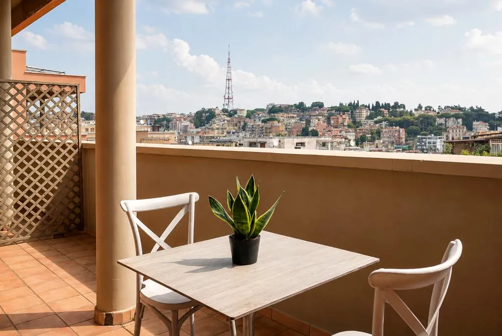 DOUBLE SUPERIOR WITH TERRACE Room, Grand Hotel Tiberio, Rome