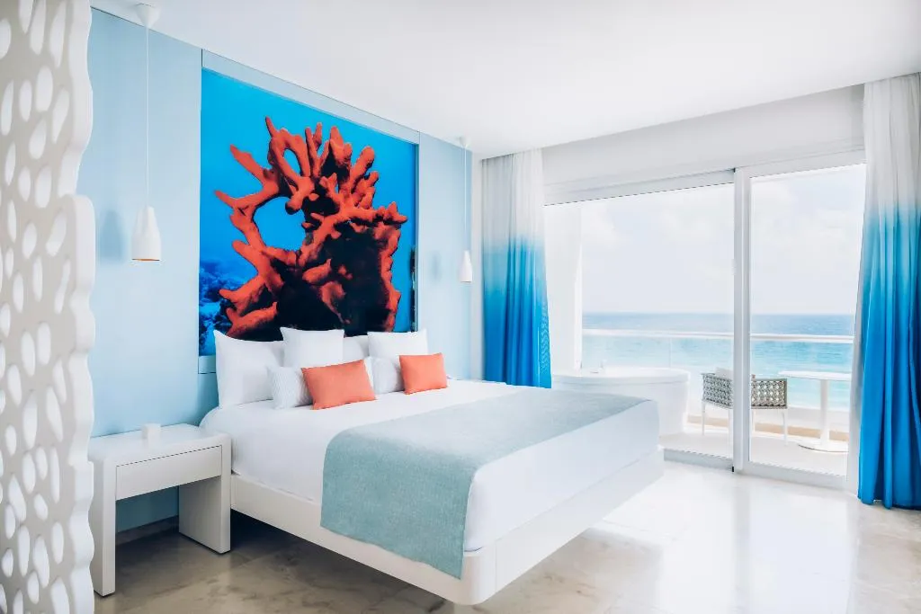 JUNIOR SUITE OCEAN FRONT Room, Iberostar Selection Coral Cancun All Inclusive, Cancun Area
