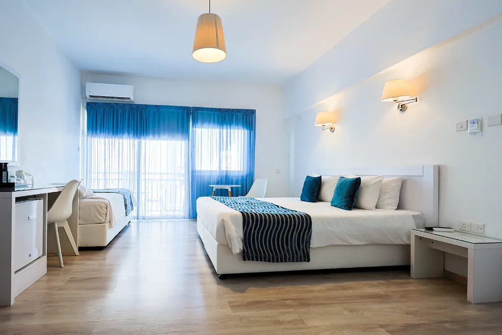 Terrace, Mikes Kanarium City Hotel, Cyprus