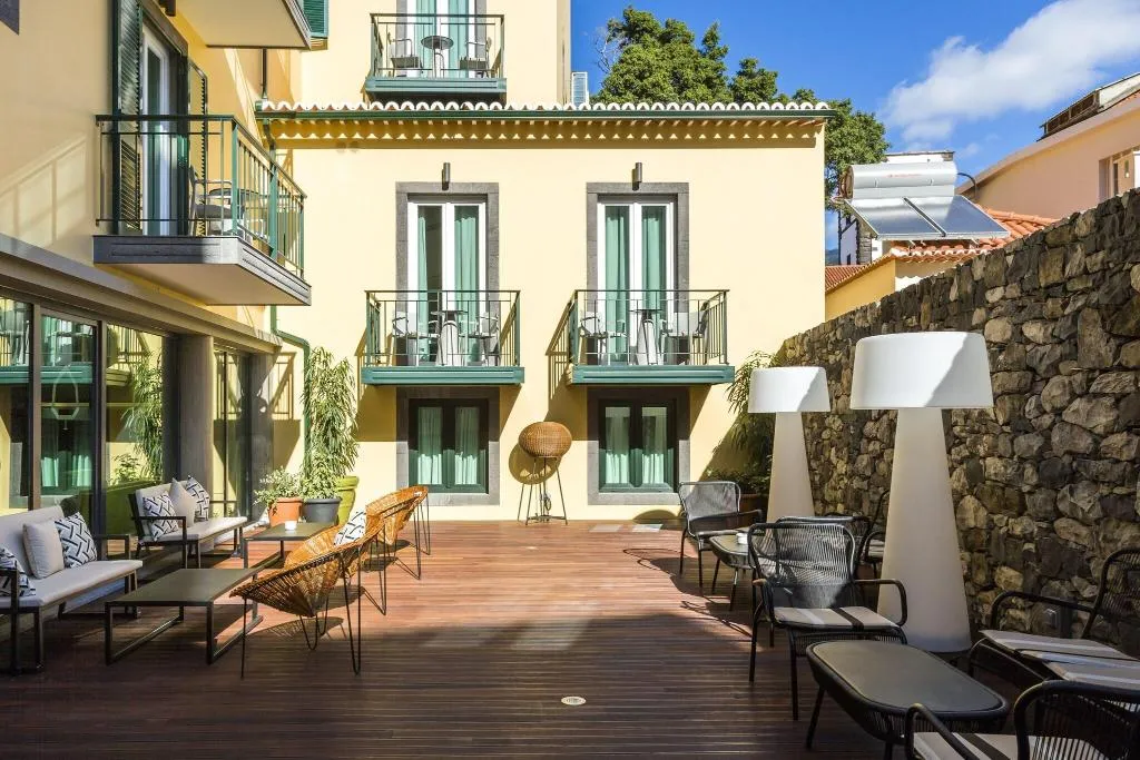 Terrace, Castanheiro Boutique Hotel, Madeira