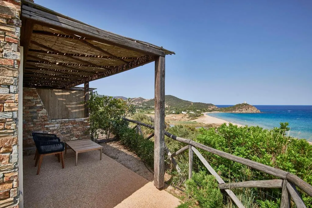 DOUBLE DELUXE SEA VIEW Room, Baia di Chia Resort Sardinia, Curio Collection, Cagliari