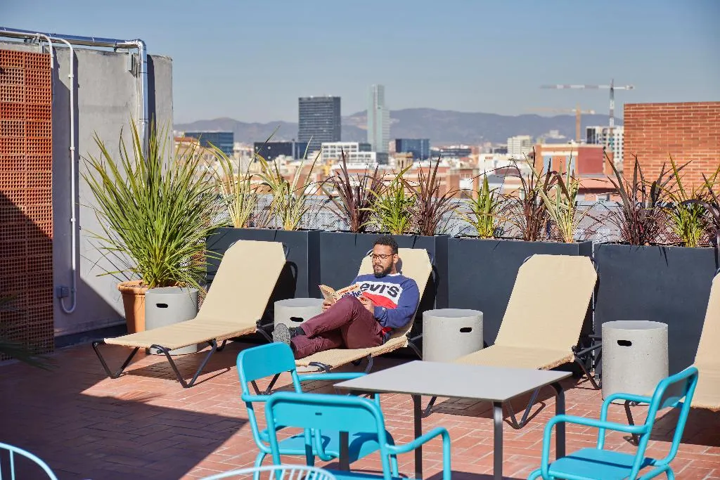 Terrace, Unite Hostel Barcelona, Barcelona