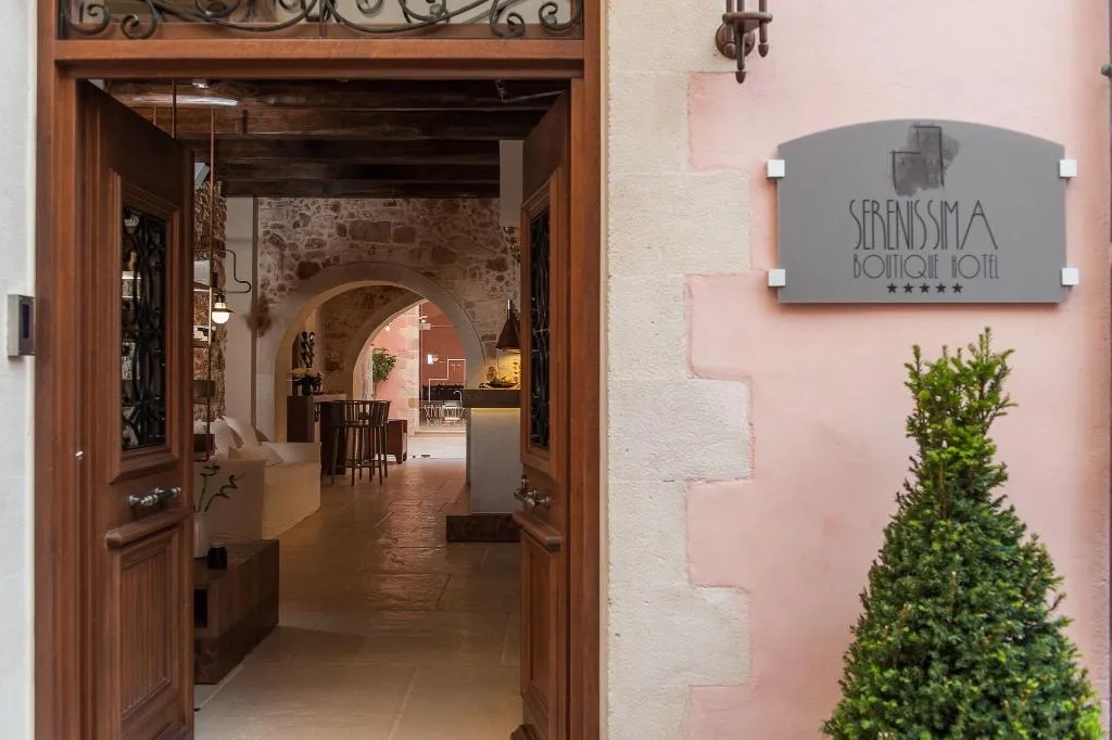 Terrace, Serenissima Boutique Hotel, Crete