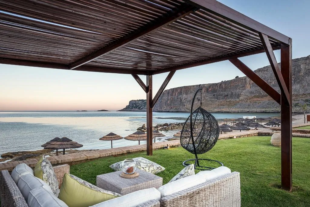 Terrace, Lindian Dream Seaside Resort, Rhodes