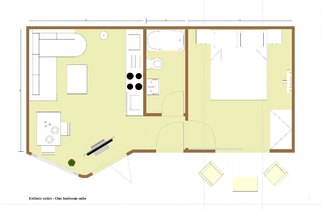 SUITE ONE BEDROOM Room, Esthisis suites & maisonettes, Crete