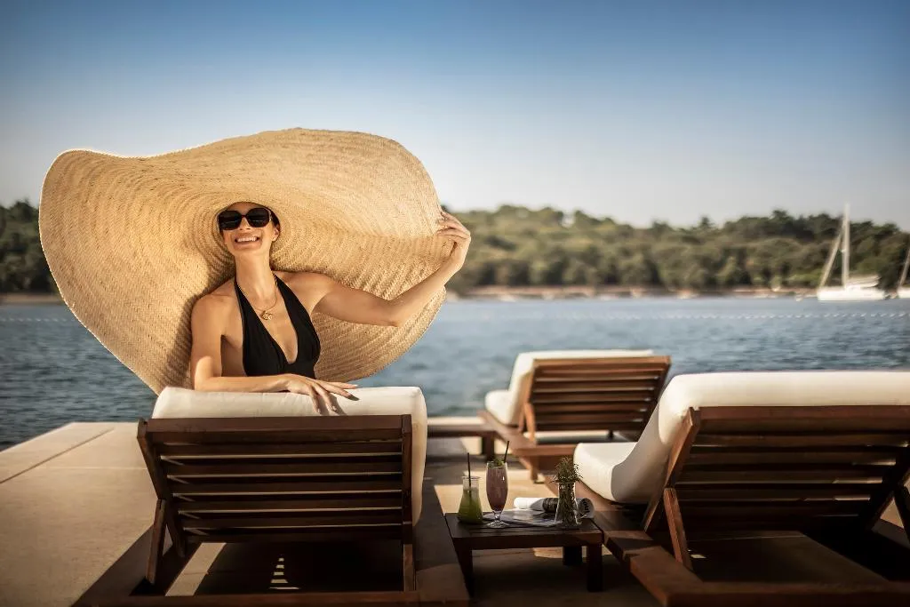 Beach, Monte Mulini Adults Exclusive hotel by Maistra, Istria