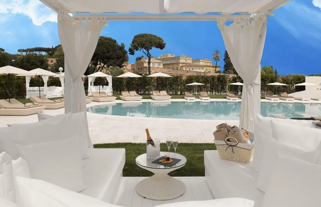Terrace, Villa Agrippina Gran Meliá, Rome