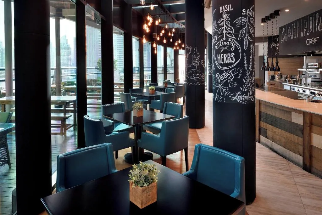 Restaurant, Dubai Marriott Harbour Hotel & Suites, Dubai