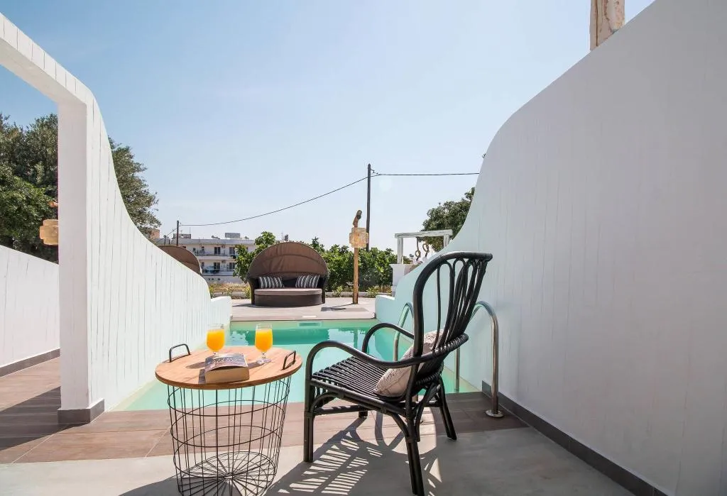 Terrace, Malibu Boutique, Rhodes