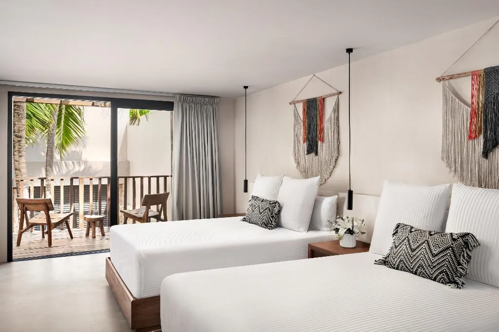 DOUBLE TWO DOUBLE BEDS Room, Secrets Tulum Resort & Beach Club, Cancun Area