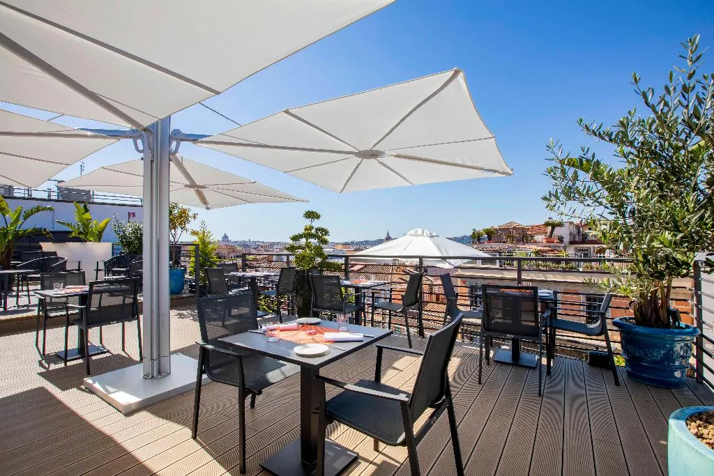 Terrace, U-Visionary Roma Hotel, Rome