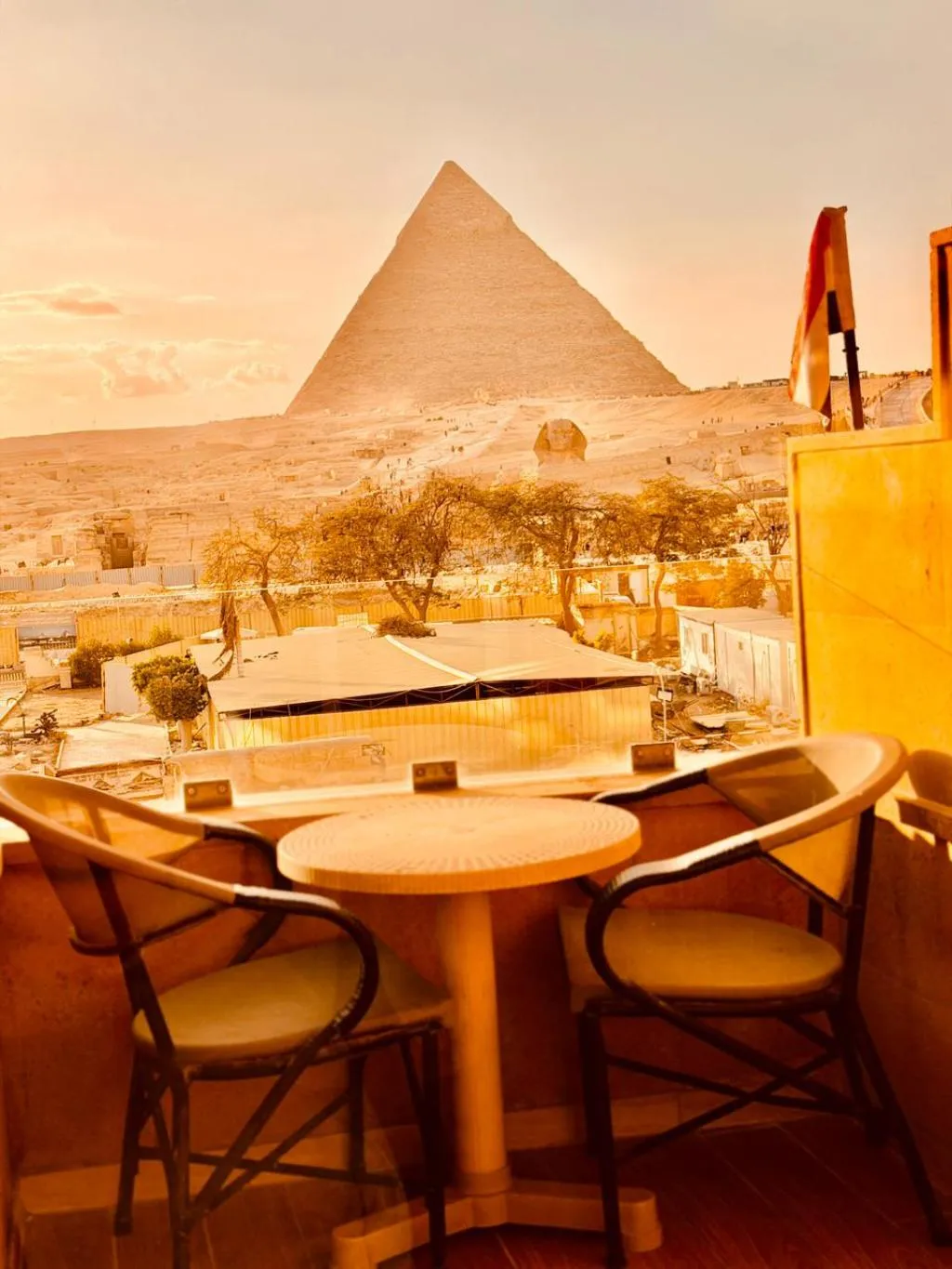 TWIN DELUXE WITH BALCONY Room, Giza Pyramids View Inn, Cairo