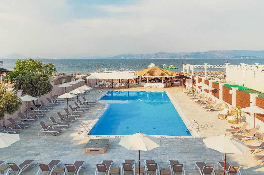 General view, La Playa Grande, Corfu