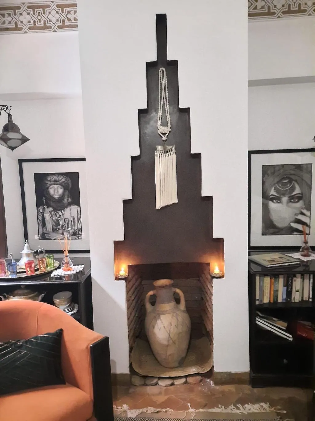 Lobby, Riad Aubrac, Marrakech