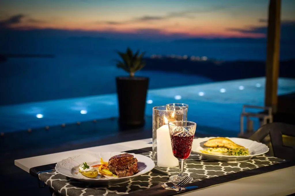 Restaurant, Galaxy Suites & Villas, Santorini