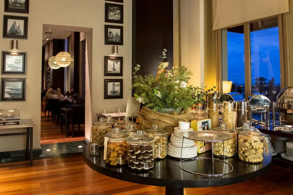 Restaurant, GDM Megaron,Historical Monument Hotel, Crete