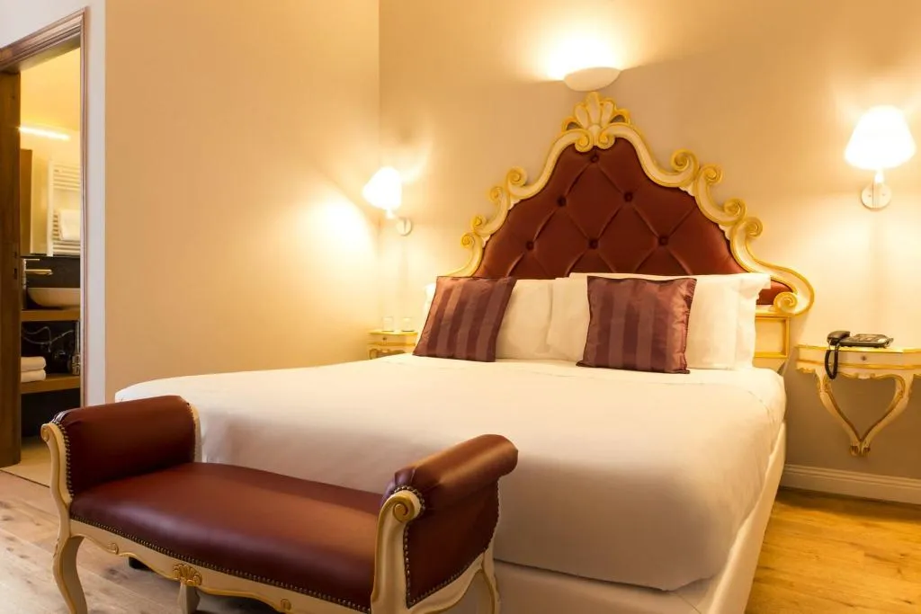 DOUBLE QUEEN SIZE BED Room, Art Hotel Villa Agape, Florence