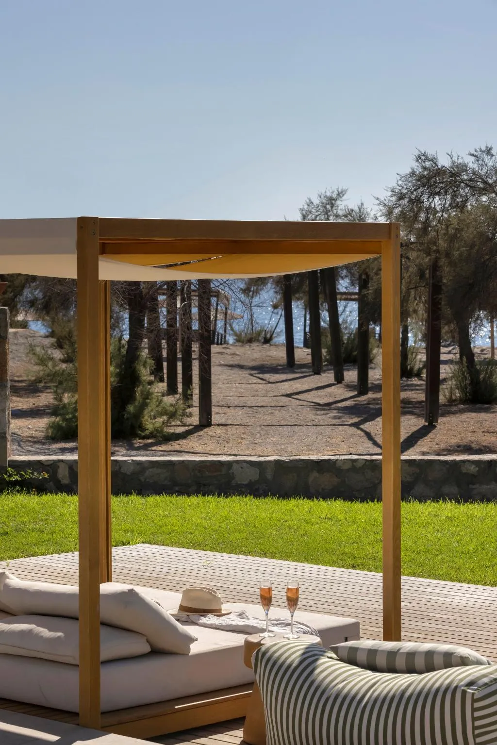 Terrace, Aulus Lindos Rhodes, Curio Collection by Hilton, Rhodes